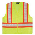 S382 Aware Wear ANSI Class 2 Mesh Hi-Viz Lime Vest (2X-Large)